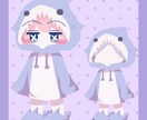Vtuber向け！量産デフォルメイラスト制作します アイコン、おはV、サムネ、グッズにもピッタリ イメージ4