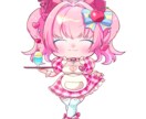 デフォルメイラスト作成いたします 2.5頭身で可愛く！アニメ塗でポップな仕上がり！ イメージ4