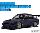 あなたの愛車をイラスト化します こだわりプラン（内装やナンバープレートの再現はこちら） イメージ5