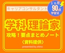 キャリアコンサルタント 学科 理論家攻略法教えます 90点獲得者 秘密の要点まとめノート 暗記対策 キャリコン イメージ1