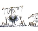 キャクター制作します ちょっと怖かわいいキャラクターを描きます イメージ3