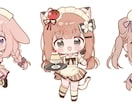 アイコンや1枚絵など︎✿ふわふわで可愛い絵描きます ☆現在通常等身・ミニキャラ特別価格で受付中です！ イメージ10