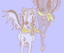 ペットをかわいいパステルの雰囲気でお描きします うちの子をﾊﾟｽﾃﾙの世界へ*.背景名入れ追加料金なしです！ イメージ5