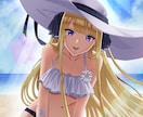 ソーシャルゲームのSSRのような一枚絵を描きます キャラクターを際立たせる構図と色彩 イメージ8