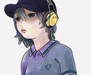 シンプルでポップなキャライラストを作成します ストリート系、サブカル系のテキストにピッタリ！ イメージ1