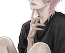 腰上までのイラストを描きます 暗めの雰囲気のイラストを描きます イメージ2