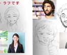 様々な絵柄で似顔絵を描きます 世界に一つだけの絵をあなたに。 イメージ5