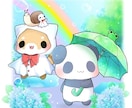 ゆる可愛い動物のイラスト描きます ゆるふわな動物を描きます。プレゼントやグッズ制作等に使用可 イメージ6