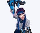SNSアイコン等のイラストを制作します リアルタッチからデフォルメまでok！ イメージ1