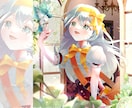 IRIAM活動応援セット✦3点セットで制作します ライバーさん応援のため、イラストをセットでご提供！ イメージ5