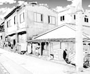 風景写真を漫画背景風に描きます 思い出・日常の景色を漫画背景風に！ イメージ6