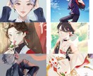 商用利用可◉綺麗で透明感のあるイラストを制作します アイコン・サムネイル・お礼品等なんでも承ります イメージ6