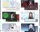 Vtuber様向け配信画面制作いたします 雑談、ゲーム配信用画面、サムネイル、ネームロゴ等 イメージ3