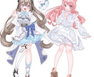キラキラ可愛いイラスト描きます 可愛らしいイラストを描きます！活動者さんにオススメ！ イメージ3