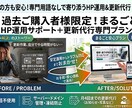 HP制作依頼者様専用　保守+更新代行します 更新もお任せ。月4回まで、公開後の運用も丸ごとサポートします イメージ1
