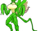 女の子モンスター描きます 女の子とモンスターの合体イラストを制作いたします イメージ6