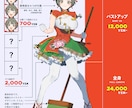 TRPG等に使える立ち絵イラストを制作します TRPG、ゲーム、動画等でご利用頂けます！ イメージ2