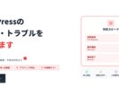 WordPressのエラー・トラブルを復旧します 【緊急対応】500エラー・真っ白画面・不具合対応など イメージ1