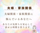 資格あり・経験10年／心のお悩みお聴きします 家族関係・夫婦関係のお悩みについてお聞きします イメージ1
