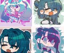 ぷにかわなちびキャラを短期間でご用意します 商用利用OK！アクスタやシールに似合うちびキャラをご用意！ イメージ4