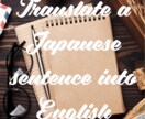 有名大学出身！あなたに代わって英語訳します 日本語で記載された資料等々を英語訳いたします。 イメージ1