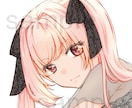 アイコン用女の子のイラスト描きます イメージカラーの女の子（ランダム） イメージ3