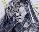 和風ファンタジーイラスト制作します 妖艶で雰囲気重視なので歌い手さんやVTuberさんなどに。 イメージ3