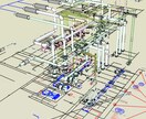 建築設備の施工図代行しますます プロット図、梁・スラブスリーブ図、配管図、機械室(Tfas) イメージ6