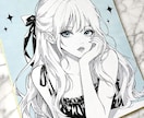色紙にアナログイラストを制作します 手元に残る幸福感をお届けします イメージ2