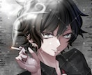 かっこいいアイコン用イラストお描きします 先着5名様まで低価格！存在感あるキラキラしたアイコンを制作！ イメージ6
