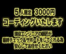 丁寧にコーディングいたします コーディングの最終チェックはプロがいたします。 イメージ1