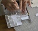 手書きスケッチ、簡単な図面から建築模型を制作します 人の手で造る温かみのあるやさしい建築模型 イメージ3