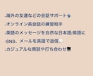 英語での会話、手伝って！通訳します オンライン通訳・チャット翻訳もOK！伝えたいを丁寧にサポート イメージ3