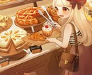 背景にもこだわった一枚絵を制作します 一枚絵・記念日・サムネ・グッズ幅広く対応しています！ イメージ6