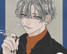 SNS用のアイコンイラスト作成します おしゃれ/ かっこいい/ モード系な雰囲気が得意です！ イメージ5