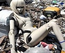 廃棄されたロボットをCG写真で創造しています ゴミ捨て場に廃棄された可哀想なロボットたちのCG写真 イメージ9