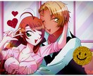 様々な用途に！９０年代テイストのイラスト描きます アイコンやサムネ、挿絵などの女の子イラスト描きます。 イメージ3