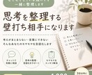 思考を整理する壁打ち相手になります 頭の中をそのまま言語化します。 イメージ1