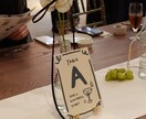 結婚式テーブルナンバー手書きデザイン販売します 海外ウェディングをイメージして手書きで作りました！ イメージ3