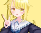 キラキラした目を引く1枚絵を描きます MVなどにピッタリな背景までセットの1枚絵を描きます！ イメージ1