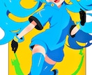 可愛さバツグン！ポップなアニメ調イラスト描きます ポップな感じで、かわいさ全振りのイラスト描きます！ イメージ4