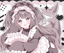8月中特別価格♡きゅるきゅるなイラストを描きます アイコン・配信・グッズなどにおすすめ♡この際にぜひ！ イメージ4