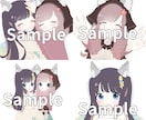 女性キャラアイコン作ります キュートなイメージが得意な胸上アイコンです！ イメージ5