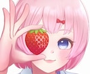 SNSアイコンイラスト制作致します 着物･女の子･食べ物･植物･細かい模様も◎ イメージ1