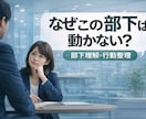 部下との相性から、なぜ動かないのか理由を整理します 部下にとってのブレーキポイント（相性×気質）を一緒に発見！ イメージ1