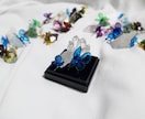 貴女好みの蝶アクセ、オーダーメイドでつくります 蝶と鉱石のオーダーメイドイヤーアクセサリーは如何ですか？ イメージ6