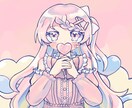 特別価格✳︎可愛いキャライラストお描きします SNSアイコン、ボカロ曲や歌ってみたのサムネイル イメージ2