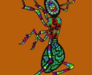 生き物などにデザインを入れて想像画にしていきます 世界に1枚だけのデザインをあなたに個性的な生き物たち イメージ3
