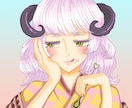 和風×アニメ塗りで彩るSNSアイコン制作します 初めてのご依頼大歓迎！丁寧なヒアリングで理想の形に イメージ3
