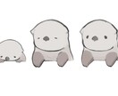 可愛いアニマルのイラストを描きます 優しい色使いで見るとほっこりできます！ イメージ3